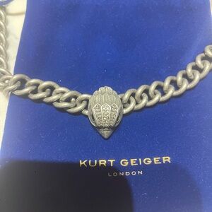 Kurt Geiger Silver Chain with Pendant NWT